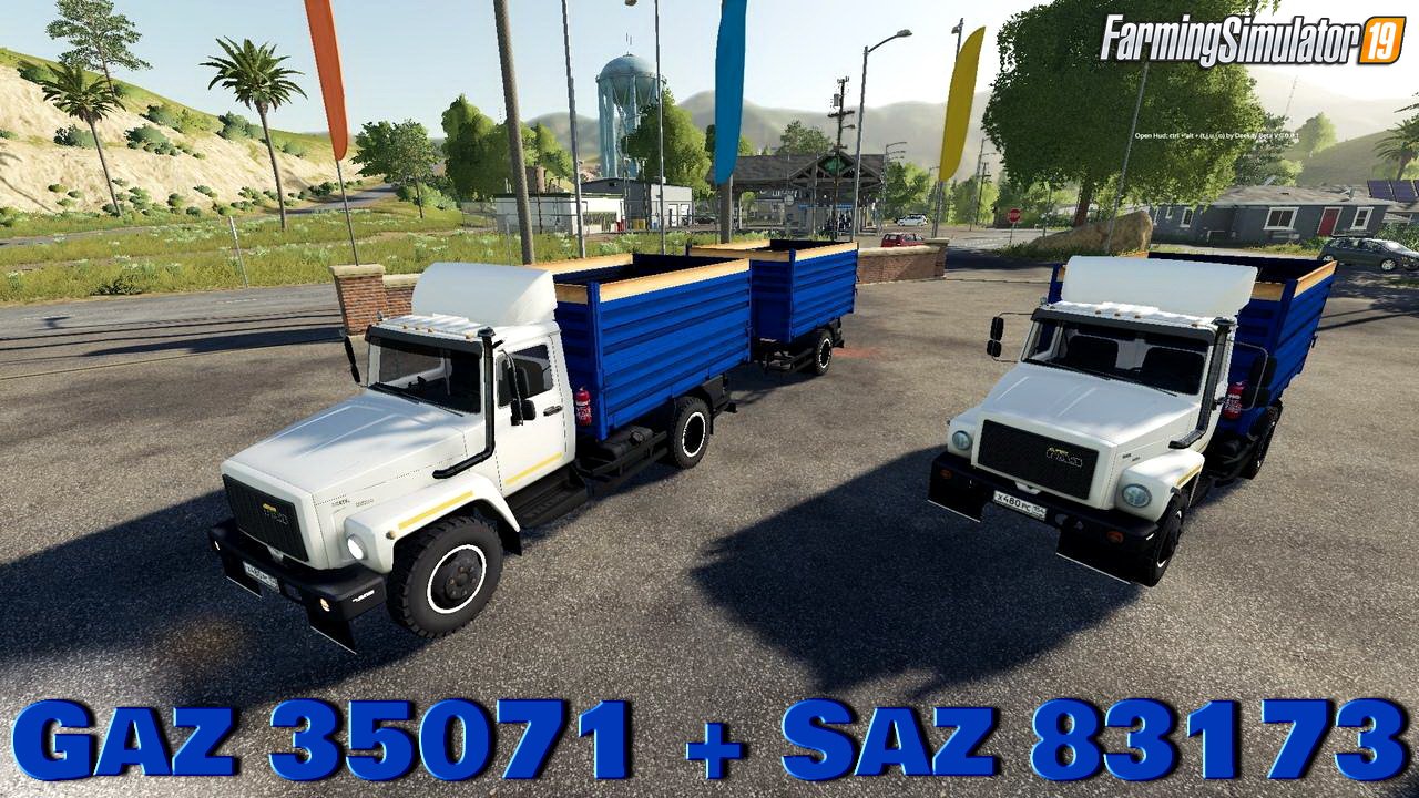 Gaz 35071 + Saz 83173 v1.3 for FS19
