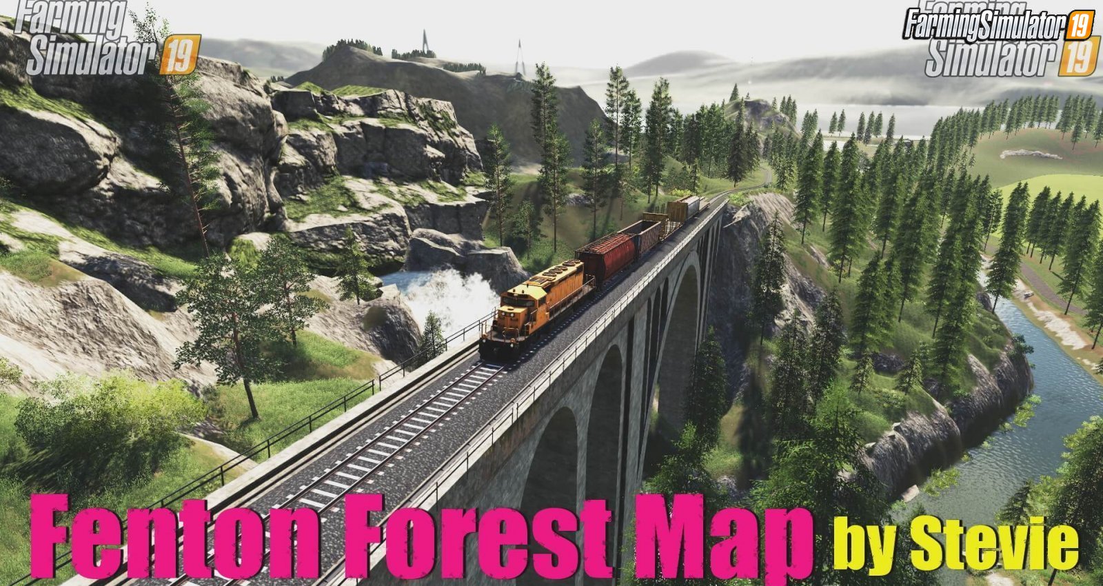 Fenton Forest Map 4x v9.0 By Stevie for FS19