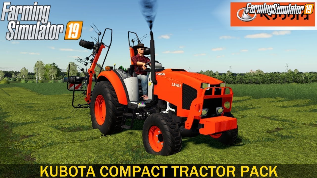KUBOTA COMPACT Tractor Pack - Farming Simulator 19