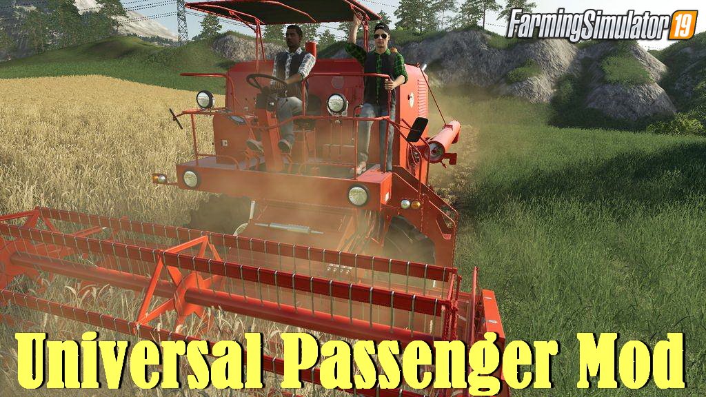 Universal Passenger Mod v1.0 for FS19