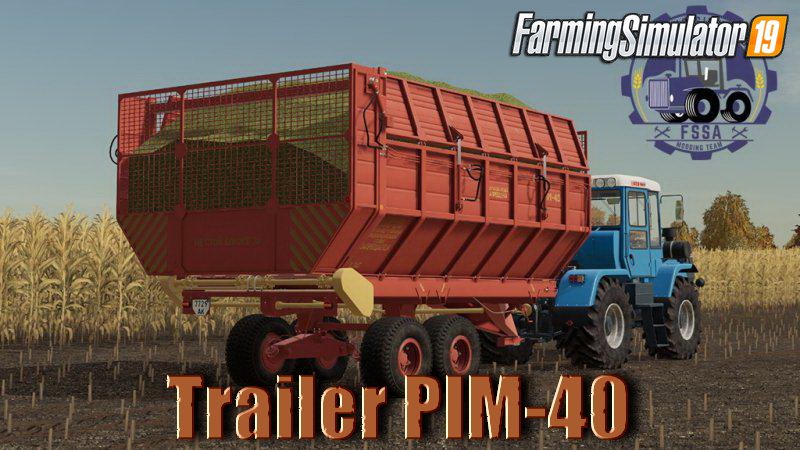 Trailer PIM-40 v1.0.0.1 for FS19
