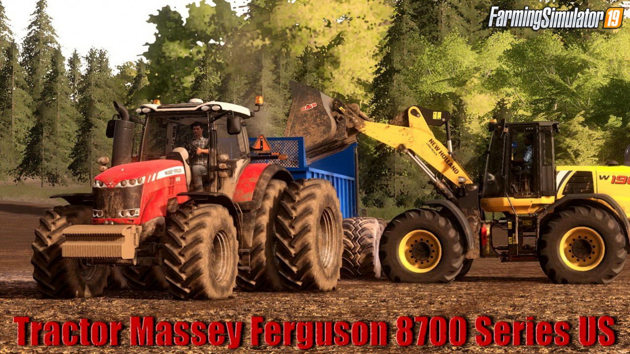 Tractor Massey Ferguson 8700 Series US v2.0 for FS19
