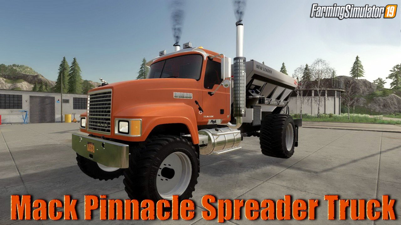Mack Pinnacle Spreader Truck v1.0 for FS19