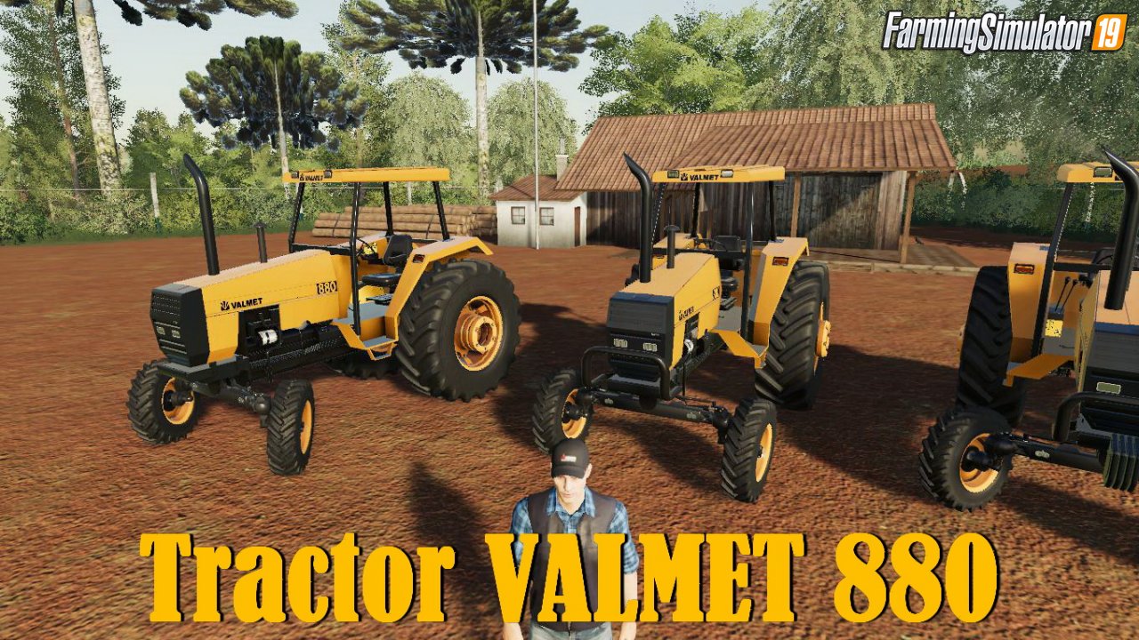 Tractor VALMET 880 v1.0 for FS19