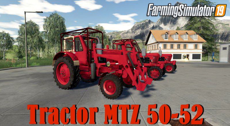Tractor MTZ 50-52 v1.0 for FS19