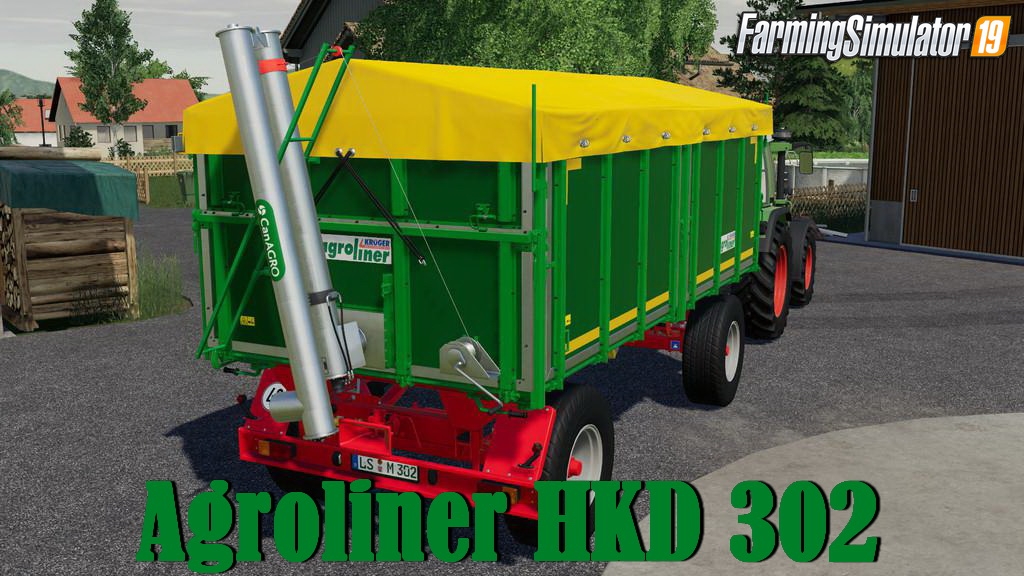 Trailer Kroger Agroliner HKD 302 v1.2 for FS19