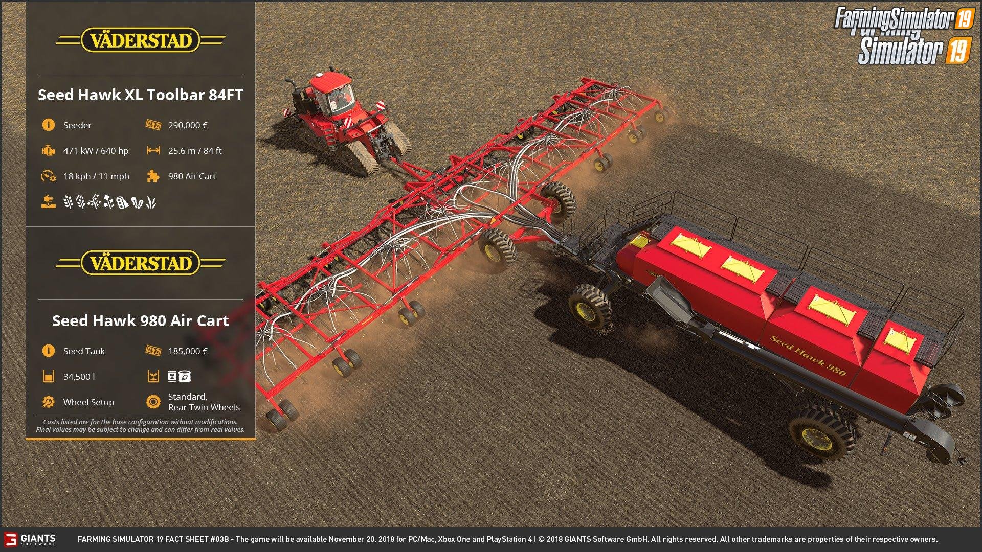 Farming simulator 19 FACT SHEET #3