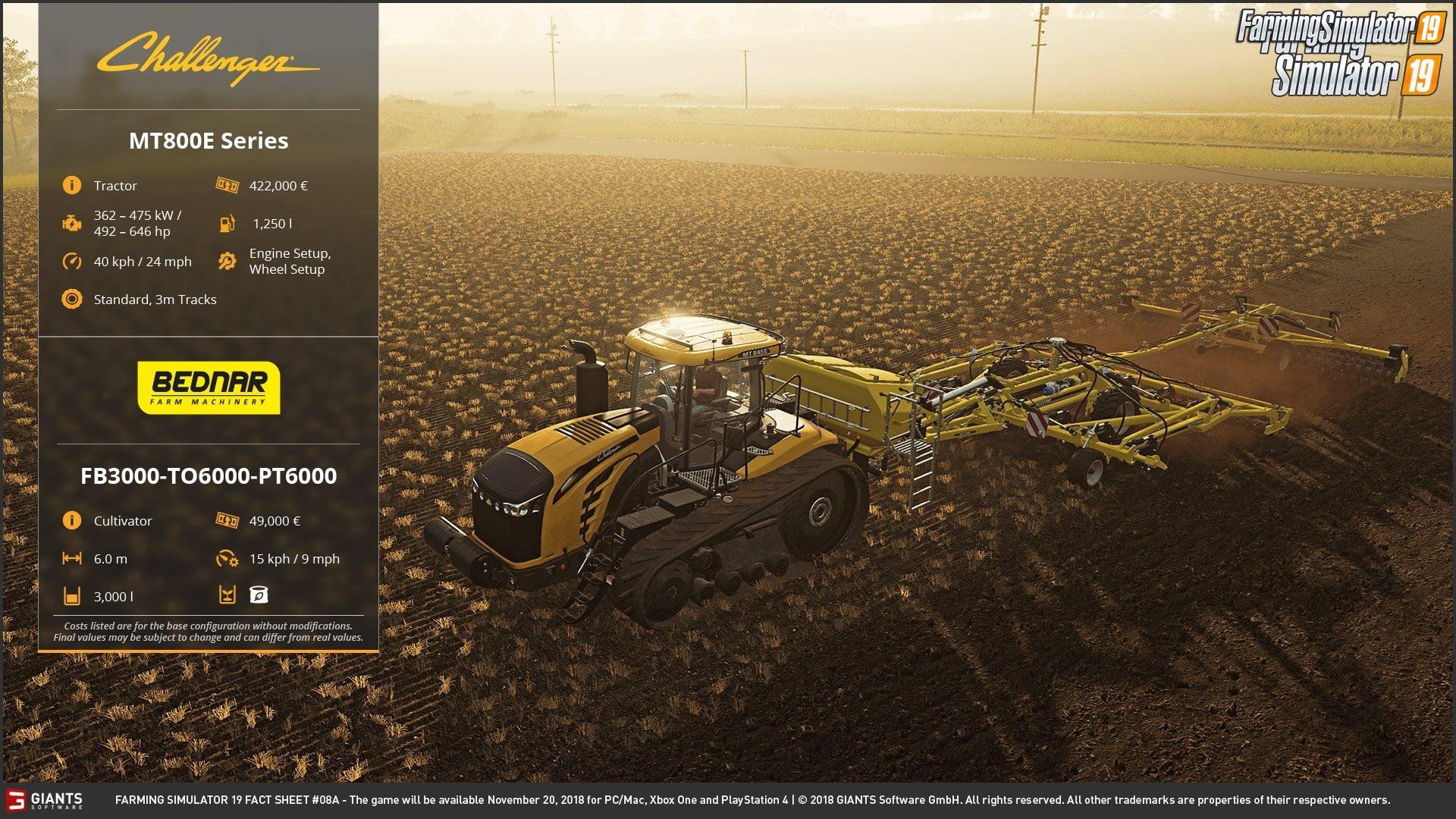 Farming simulator 19 FACT SHEET #5