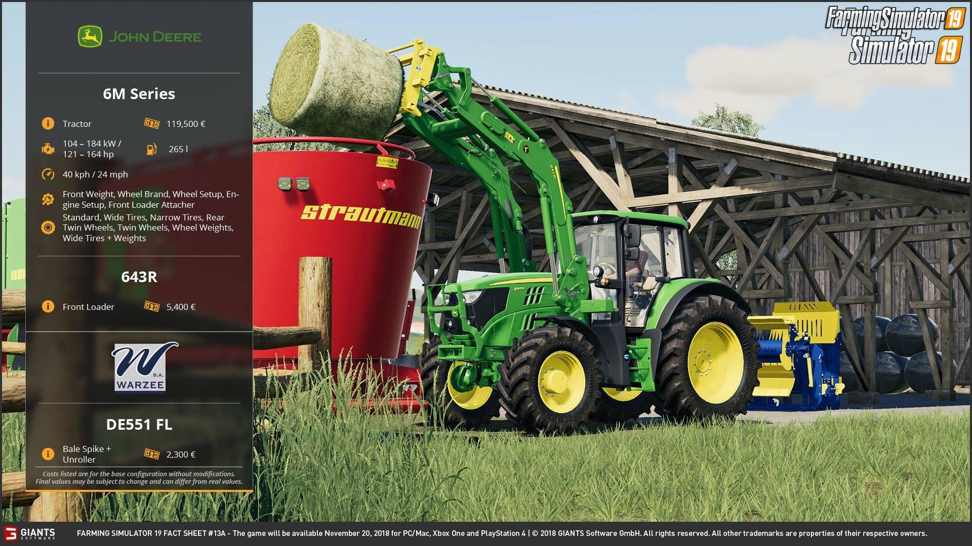 Farming simulator 19: FACT SHEET #7