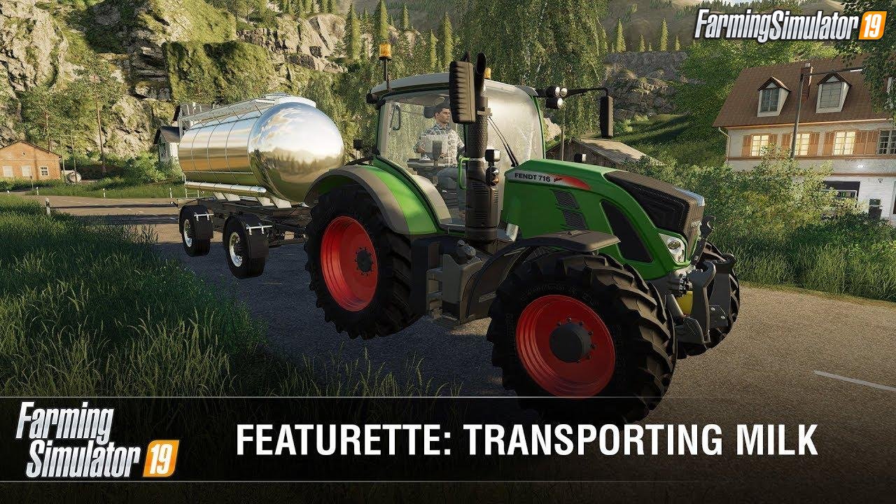 Featurette: Transporting Milk FS19