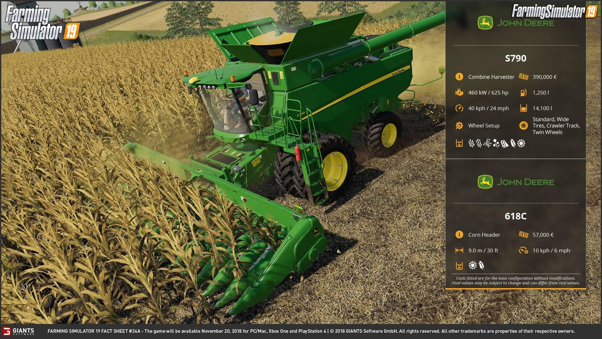 Farming simulator 19 FACT SHEET #11 by Giants Software