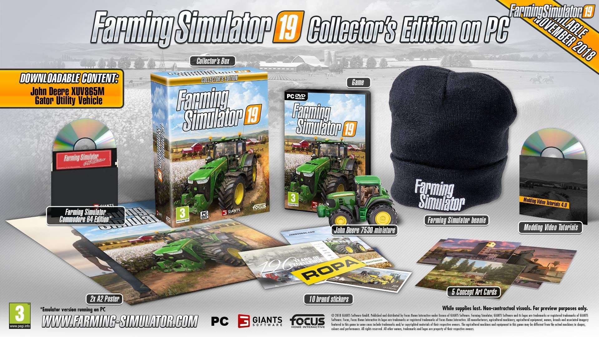 Farming simulator 19 Collectors Edition on PC