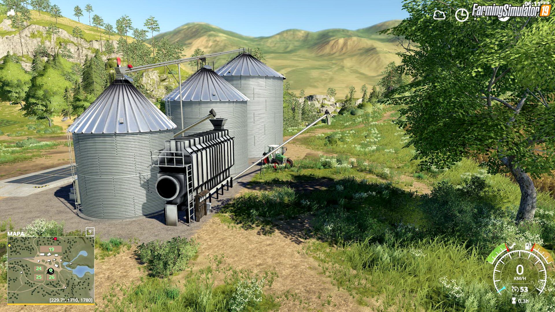 Large Grain Silo v1.0.1 for FS19