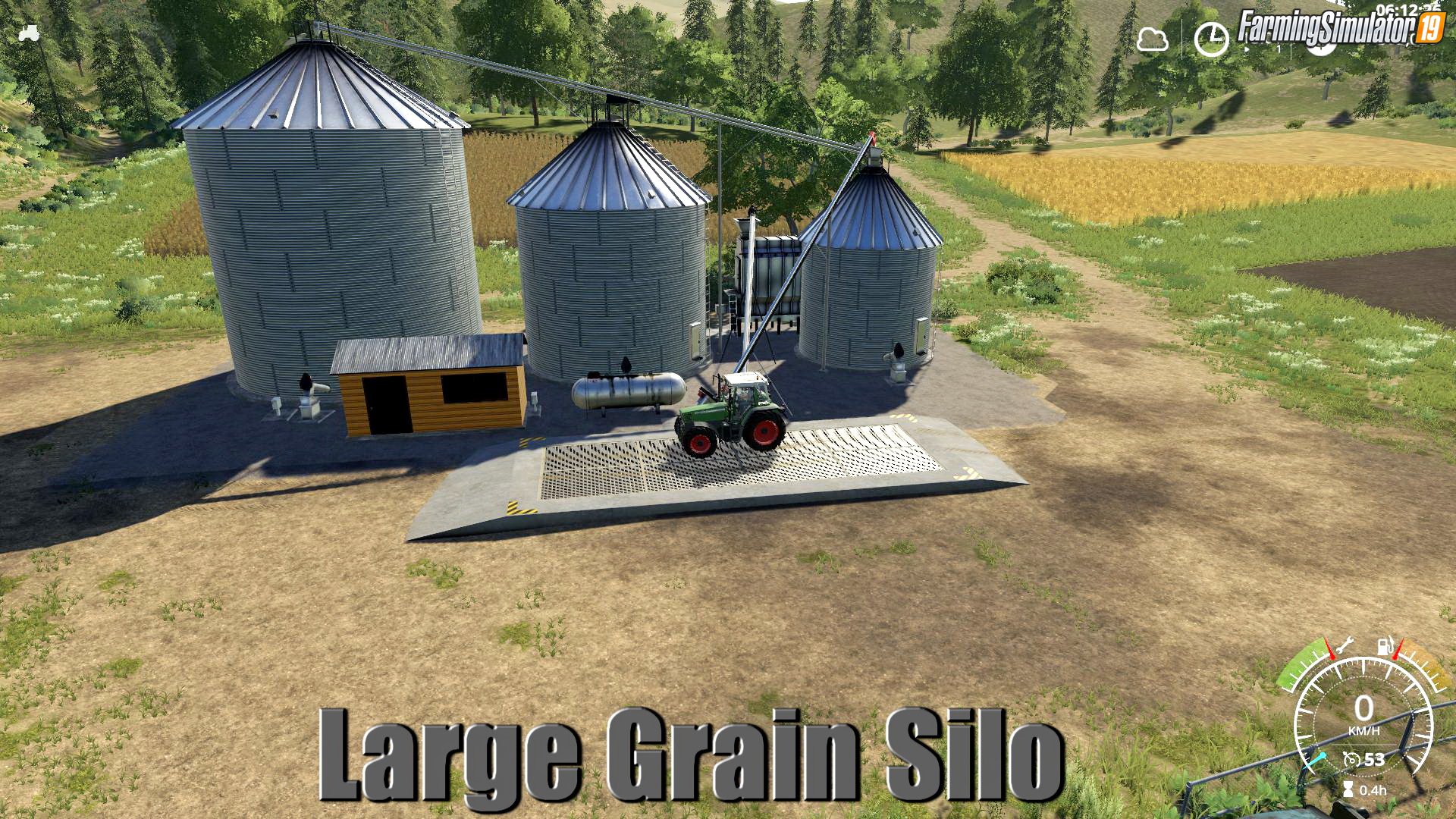 Large Grain Silo v1.0.1 for FS19