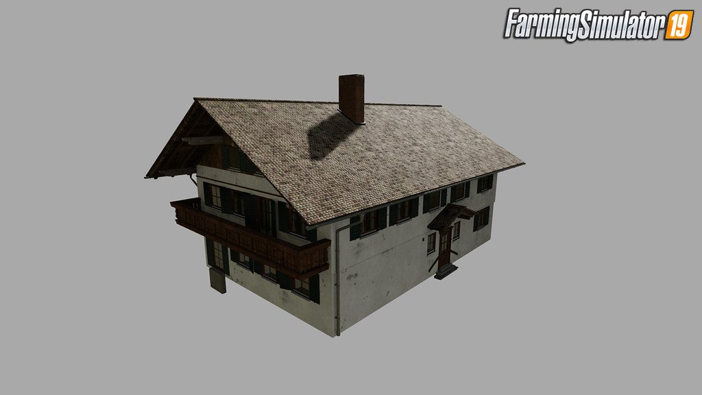 Farmhouse Prefab (Prefab*) v1.0 by GIants Software for FS19