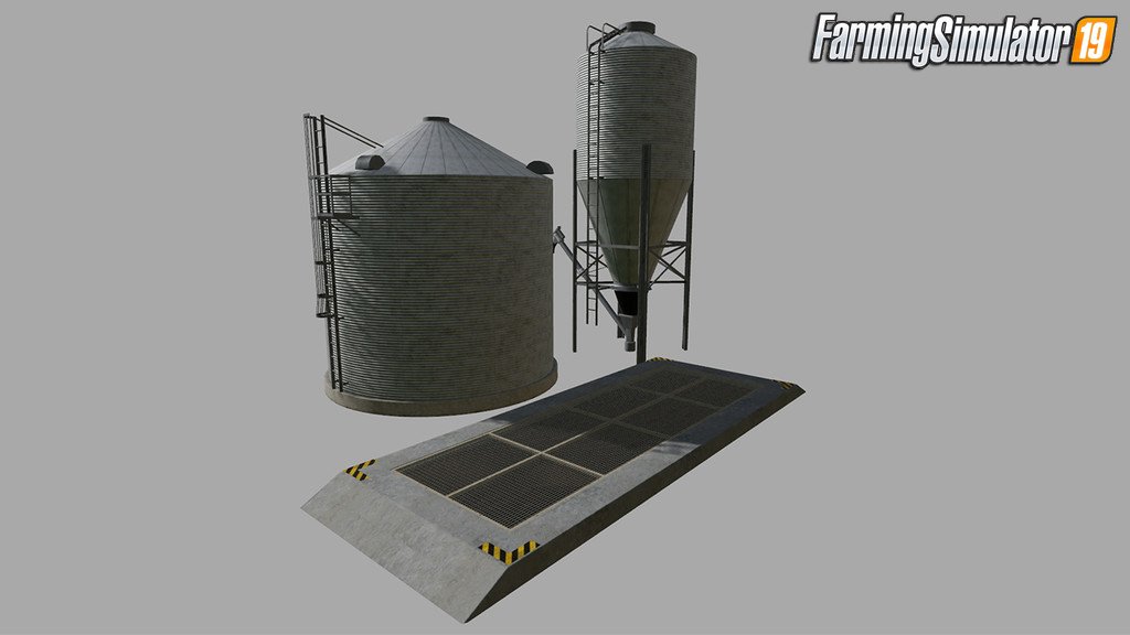 Farm Silo Prefab (Prefab*) v1.0 by GIants Software for FS19