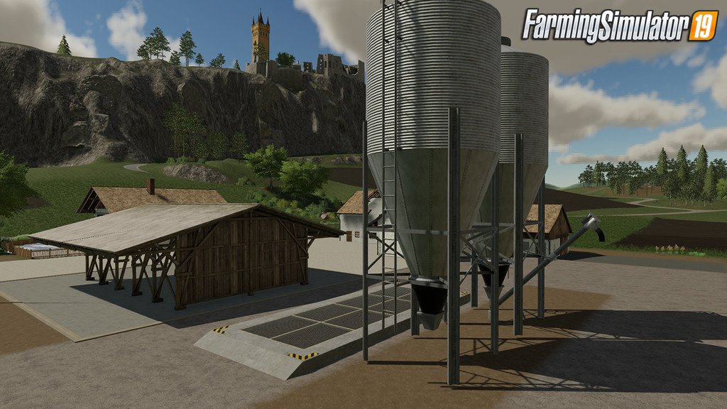 Farm Silo Prefab (Prefab*) v1.0 by GIants Software for FS19