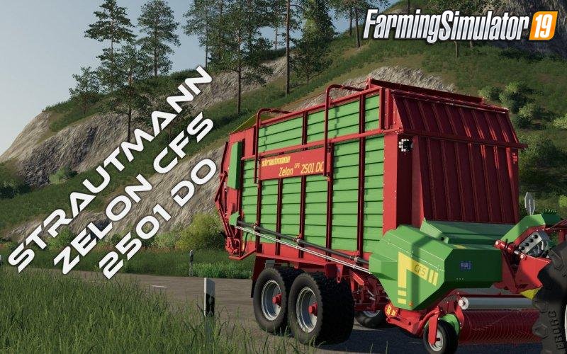 Trailer Strautmann Zelon CFS 2501 DO v1.0 for FS19