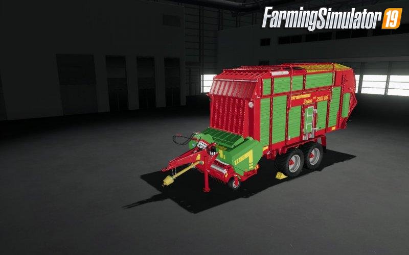 Trailer Strautmann Zelon CFS 2501 DO v1.0 for FS19