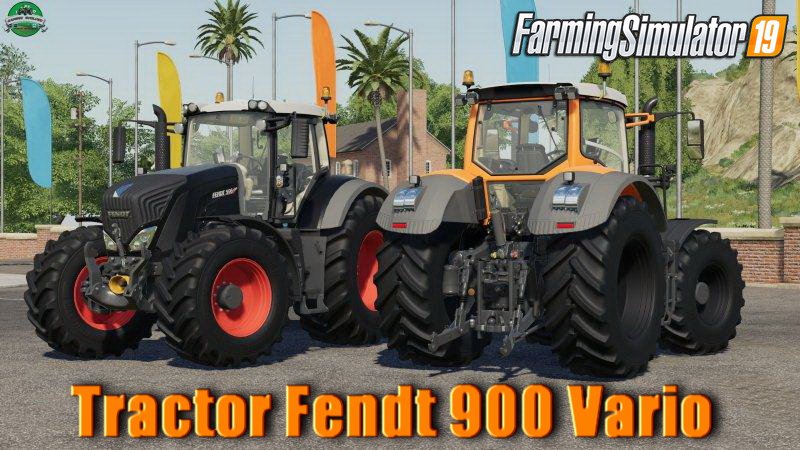 Tractor Fendt 900 Vario v1.1 for FS19