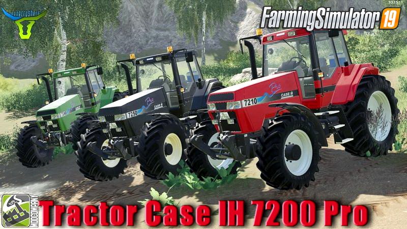 Tractor Case IH 7200 Pro v1.1 for FS19