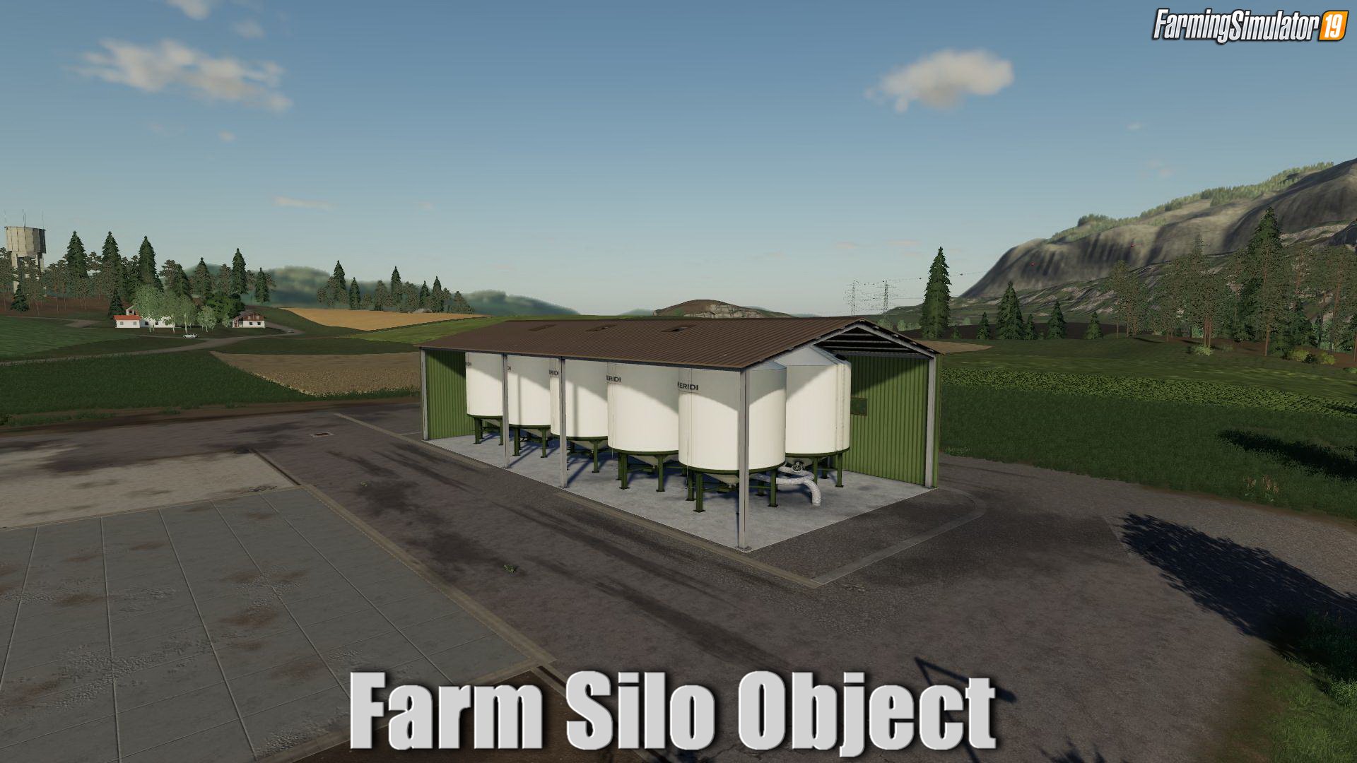 Farm Silo Object v1.0 for FS19