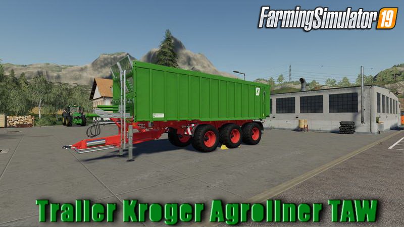 Trailer Kroger Agroliner TAW v1.0 for FS19