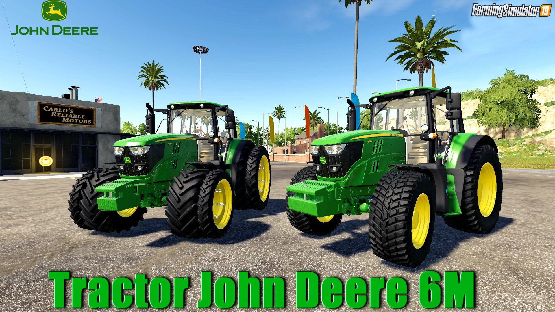 Tractor John Deere 6M v1.0.0.1 for FS19