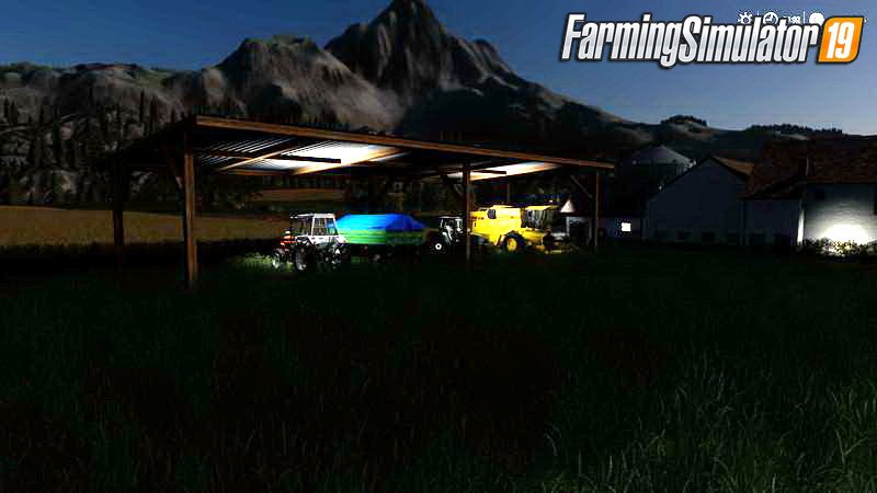 Large shelter v1.0.0.1 for FS19