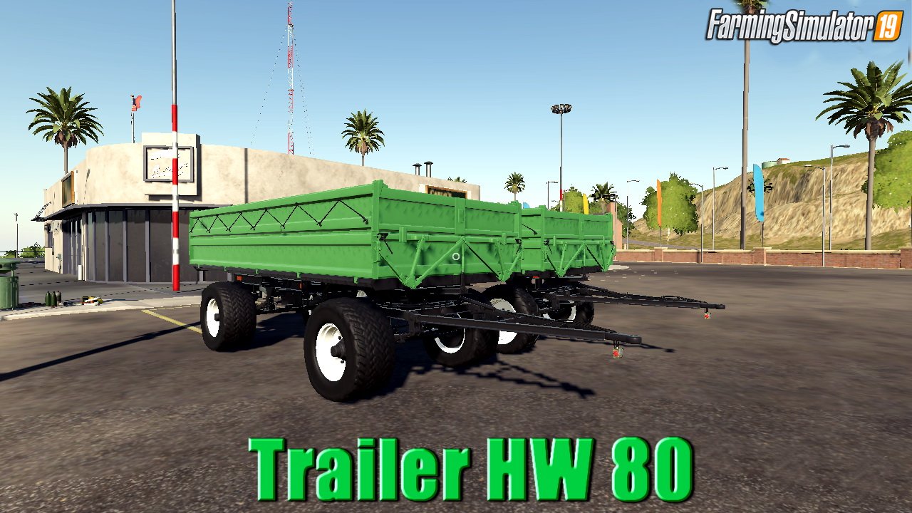 Trailer HW 80 v1.0 for FS19