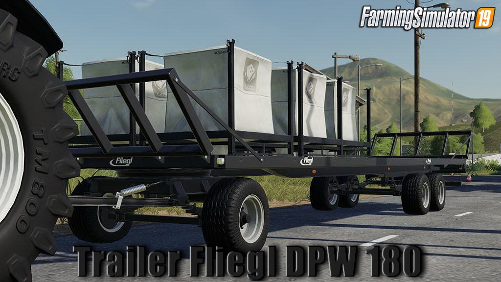 Trailer Fliegl DPW 180 v1.0 by Giants Software for FS19