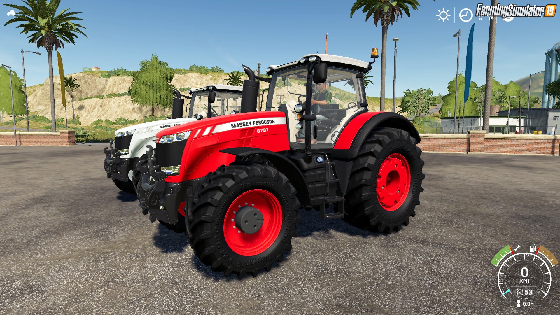 Massey Ferguson 8700 v1.0 by Alex Blue for FS19