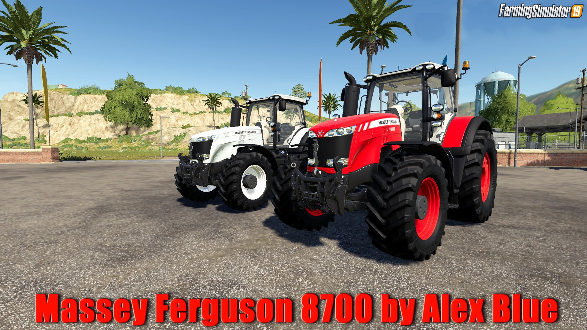 Massey Ferguson 8700 v1.0 by Alex Blue for FS19