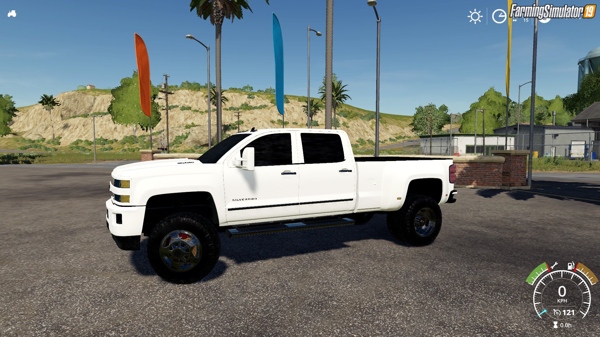 Chevy Dually Silverado 3500hd V10 For Fs19 2111