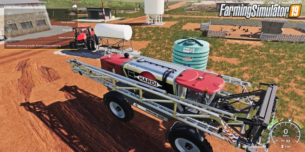 Placeable Herbicide Tank for FS19