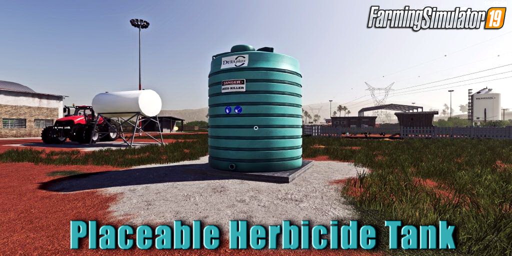 Placeable Herbicide Tank for FS19