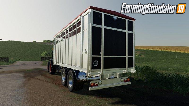 Trailer Fliegl Viehtransporter v1.0 for FS19