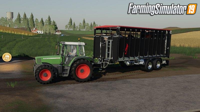 Trailer Fliegl Viehtransporter v1.0 for FS19