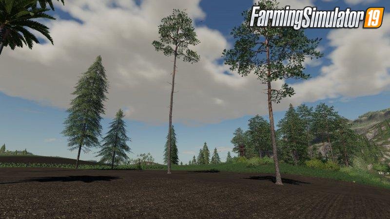 16 trees placeable v1.0 for FS19