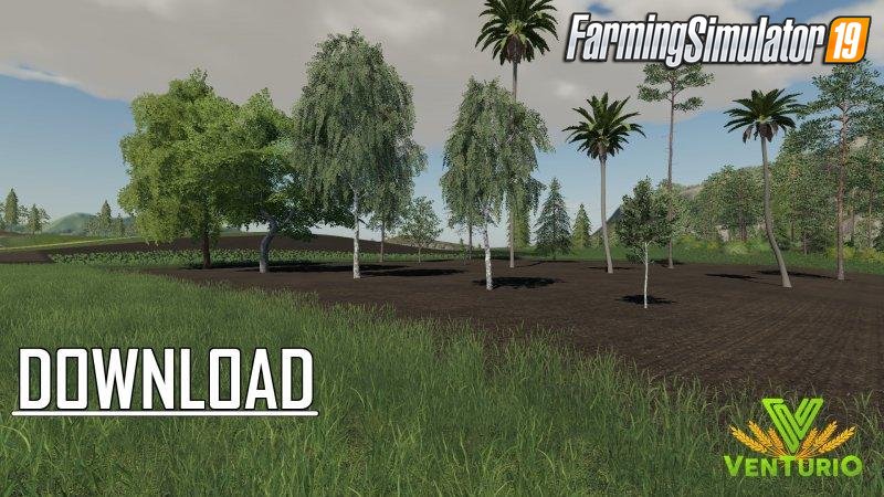 16 trees placeable v1.0 for FS19