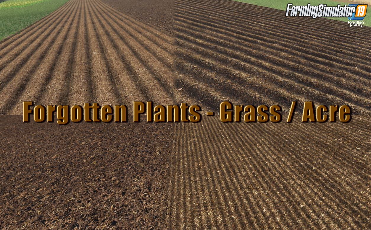 Forgotten Plants - Grass, Acre v1.0 for FS19