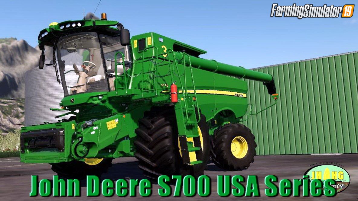 Combine John Deere S700 USA Series v3.0 for FS19