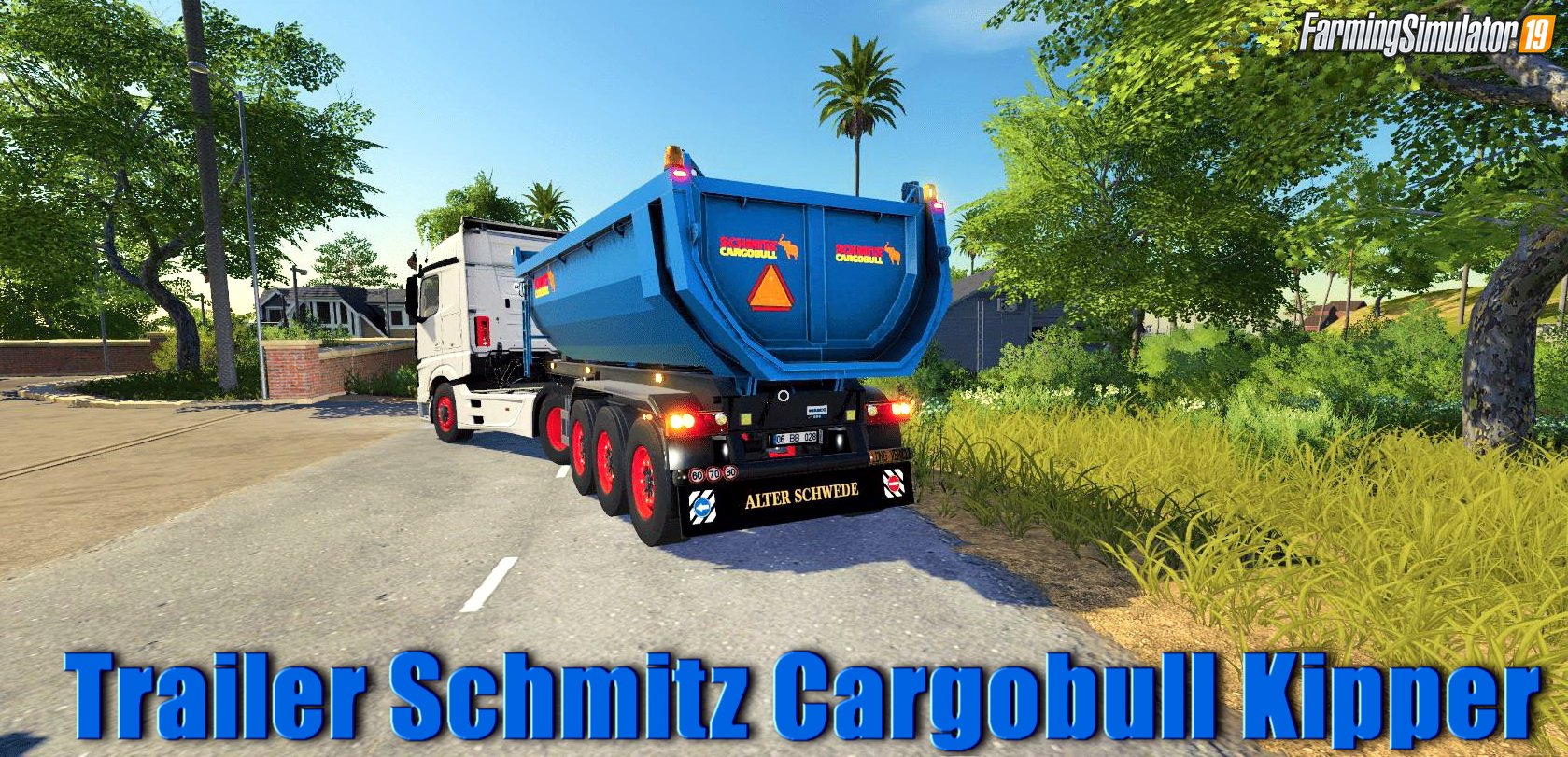 Trailer Schmitz Cargobull Kipper v1.0 for FS19