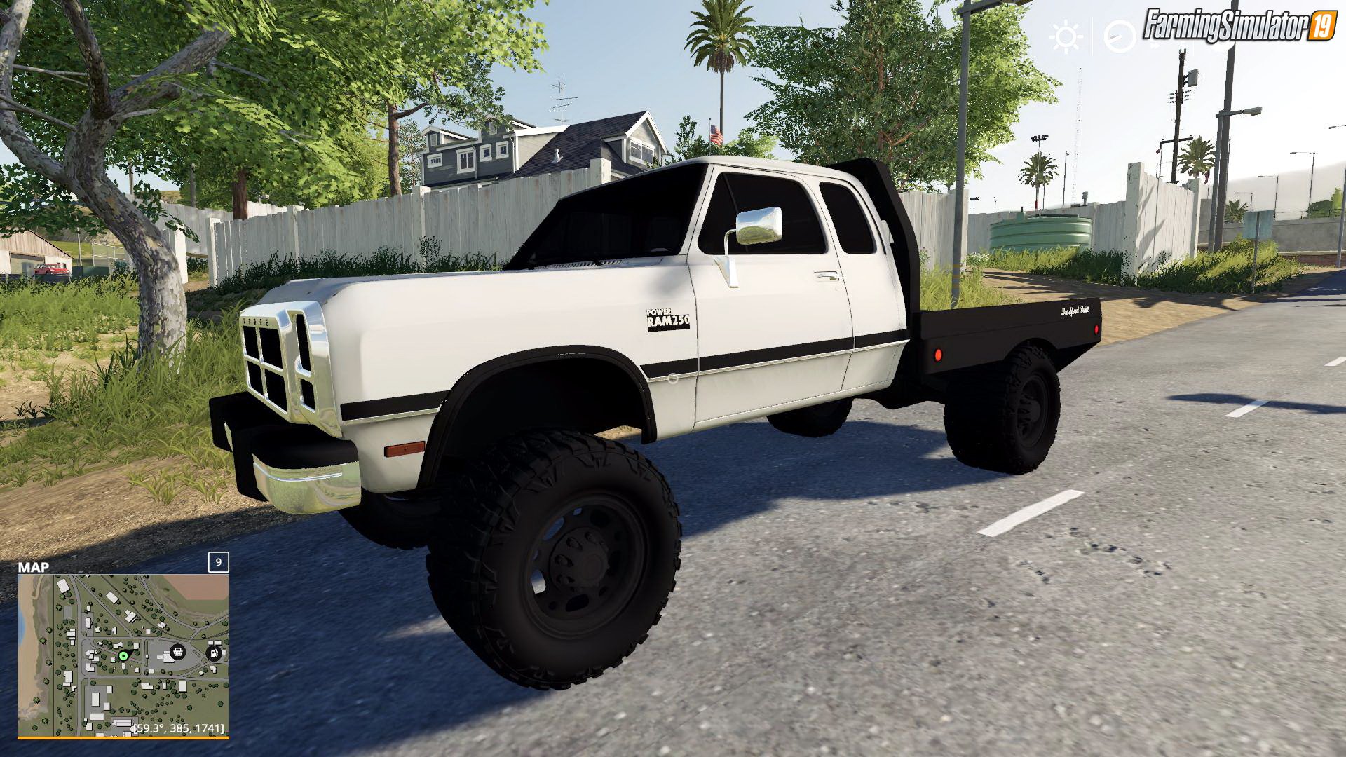 Dodge Ram 250 1st Gen Cummins Flatbed v2.0 for FS19