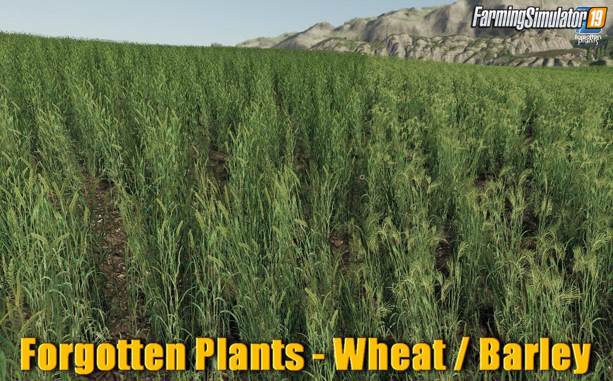 Forgotten Plants - Wheat, Barley for FS19