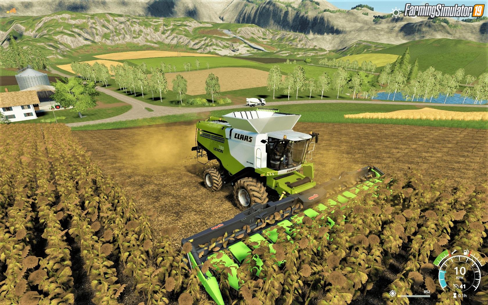 Combine Claas Lexion 780 v1.0 for FS19