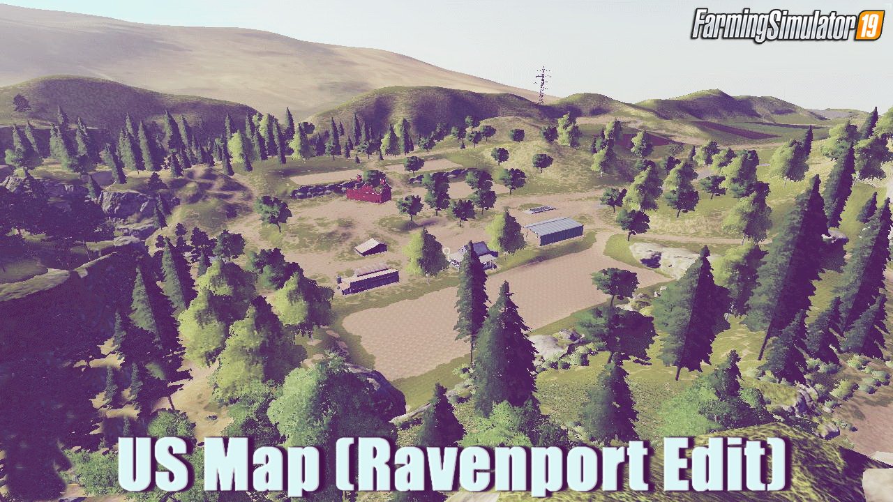 US Map (Ravenport Edit) for FS19