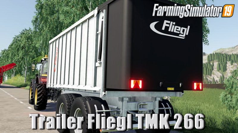 Trailer Fliegl TMK 266 Bull v1.0 for FS19