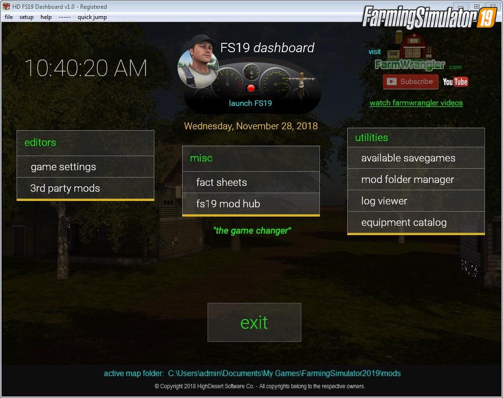 Dashboard Tool v1.0 for FS19