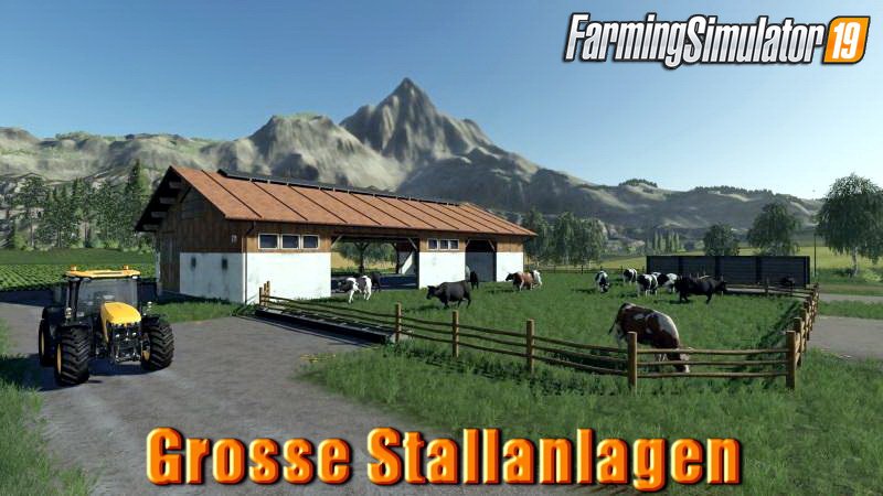 Grosse Stallanlagen v1.0 for FS19